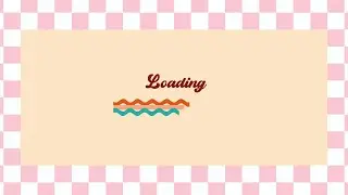 Pastel color love shape minimal youtube intro