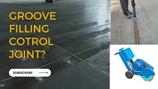 Groove Cutting & Filling| Control Joint In Concrete Flooring.