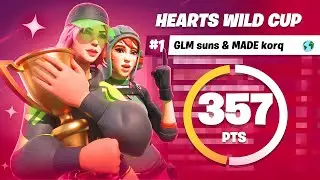 How we came 1st in the Hearts wild cup and got the *NEW* Lovely skin in Fortnite for Free
