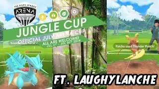 JUNGLE CUP FIRST TO FIVE W/ LAUGHYLANCHE ★ POKEMON GO PVP ★ SILPH ARENA