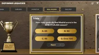 Defining Legacies Real Madrid 2nd Trivia Answer | FC Mobile #fcmobile #event #gaming