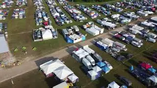 Bonnaroo 2022 Friday morning aerial view.