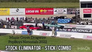 NHRA Stock Eliminator Stick/Combo class run off - Maple Grove Dragway 9/15/22