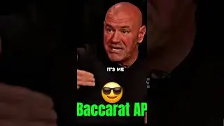 Dana White Knows What He's Talking About! #Baccarat #danawhite #casino