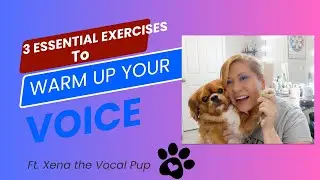 Vocal Warmup Series: Lesson 1 - 3 Essential Full Range Exercises | ft. Xena The Vocal Guide 🐾