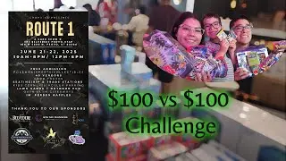 Provo Utah tcg convention Pok&eacute;mon cards challenge $100 vs $100