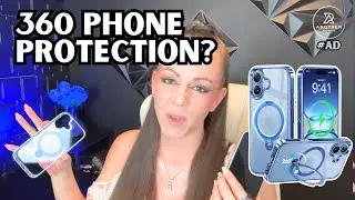 MAGNETIC iPhone 17 Case with 360 Spin Stand and Military Protection