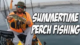 Kayak Fishing For Perch on Lake Michigan in Heavy Fog