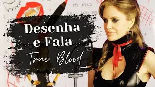 Desenhando PERSONAGENS | True Blood: Pam 🦇 | DESENHA E FALA