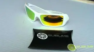 Sublime Optics - Fire Red Iridium Replacement Lenses for Oakley GASCAN.avi