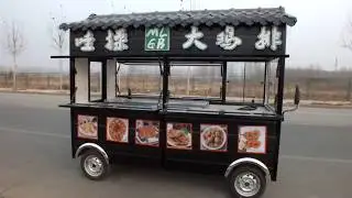 Retro style electric food truck