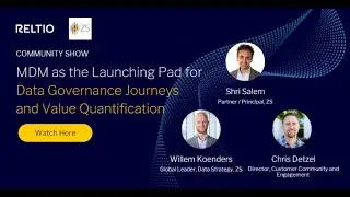 MDM as the Launching Pad for Data Governance Journeys and Value Quantification