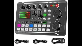 Professional Audio Mixer, SINWE Live Sound Card and Audio Interface