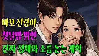 바보 신랑이 첫날밤 밝힌 진짜 정체와 소름 돋는 계획 야담ㅣ옛날이야기ㅣ민담ㅣ바보신랑