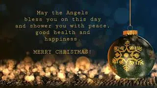 A Christmas message for your love ones with background music