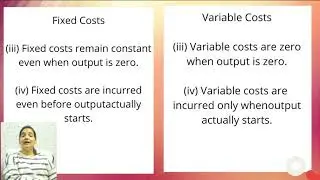 Difference between Fixed and variable Cost |