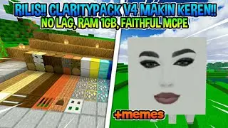 Akhirnya!! Rilis ClarityPack V4 Texture Yang Kalian Tunggu | Support Mcpe 1.14/1.15