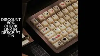 Domikey X JOE Rubber Love Keycap Cherry Profile PC backlit keycap Silk Screen for mx keyboard 104 xd