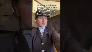 Donkey bolted with my gran🤣 #horse#equestrian#alannaclarkeequestrian#equestrianlife#relatable#funny