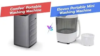 Сравнение портативных стиральных машин 🧺⚡ Comfee против Elevon &ndash; компактные стиральные машины.