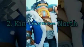 #Top10 Barbarian King Skins Ranked in #clashofclans #shorts #shortsviral