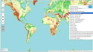 Geemap key feature: Basemap selector