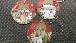 Simple Tuck Tags for Christmas Gifts or Journals
