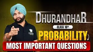 PROBABILITY Class 10🔥| Most Important Questions + PYQ SOLVED | Class 10 CBSE 2026 🔥 | Ratan Kalra