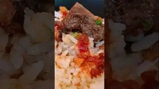 Hot Pares on Sinangag Rice in The Philippines