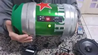 CAIXA  DE  SOM  BARRIL  DE  HEINEKEN  ,  TUTORIAL  FAÇA VOCÊ  MESMO  ,  VIDEO  1  .