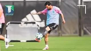 Lionel Messi's QUALITY in Inter Miami's TRAINING session ahead of the clash with Nashville SC
