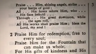 55 Praise the King of glory