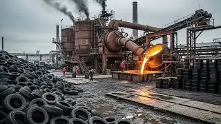 Recyclage EXTR&Ecirc;ME : Comment des pneus usag&eacute;s deviennent du p&eacute;trole, du carburant et des fils d&rsquo;acier