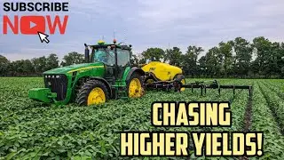 Racing Thunderstorms! - Sidedressing Soybeans!