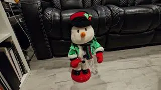 Gemmy Booty Shaker Snowman PROTOTYPE Audio Rip in Description AND Comments