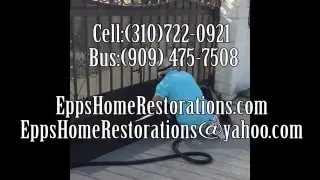 Before & After part 1 Wrought Iron Gate Painting