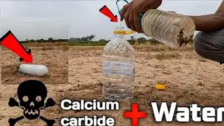 Science Experiment _ Calcium Carbide VS  Bottle