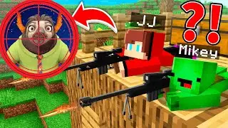 Why Mikey and JJ Hunting on Flash.exe in Minecraft ?! - Maizen