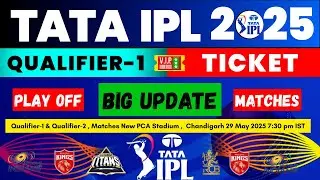 IPL 2025 Playoff Tickets | Booking Details, Match Schedule, Venue & Price | How to Buy Online
