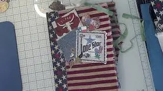 Back 40 after Dark! Glue book and Cover to TEXAS journal! Let's play!