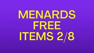 Menards Free After Rebates Updated 2/8/2023