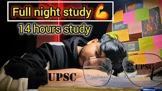 14 hours study for Upsc ❤️ #vlog #upsc #ias 