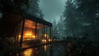 Sleep well with super large rain, real Thunder sounds,strong wind gusts on tin roof at stormy night