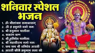 शनिवार स्पेशल भजन : ॐ निलांजन समाभासं, ॐ हं हनुमंते नमो नमः, श्री शनिदेव हनुमान चालीसा व आरती