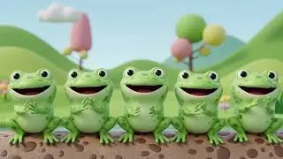 Five Little Speckled Frogs 🐸🎶