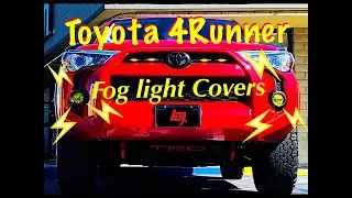 ⬛️🟥⬛️  Toyota 4Runner Mods: 👍 Yellow Fog Light Covers from Lamin-X