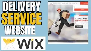 Как создать сайт службы доставки на Wix