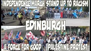 Scottish Parliament Protest & Scots Palestine Group Defy UK Gov To Show Support for Palestine Action