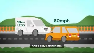 Driving a van?  Speed limit info for single and dual carriageways.
