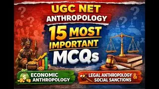 15 Most Important MCQs from Unit 7 (Part 2) covering Economic Anthropology and Legal Anthropology.
